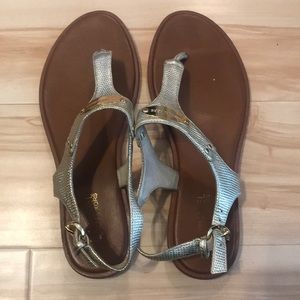 Gold Michael Kors Sandals